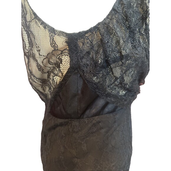 Seamline Cynthia Steffe Cocktail Dress 6 Black Lace - Picture 7 of 8
